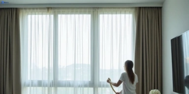 Delicate fabric curtain stain removal silk velvet sheer golden-beach treatment